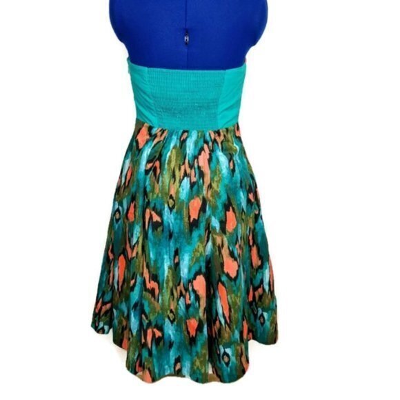 Anthropologie Girls From Savoy Strapless Dress 2 - Picture 5 of 8